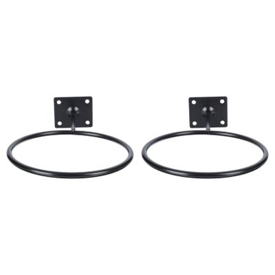 Zerodeko 2pcs Wall Mounted Sports Rack Versatile Display Stand for Basketballs Footballs More Convenient Storage for Home Shop Design
