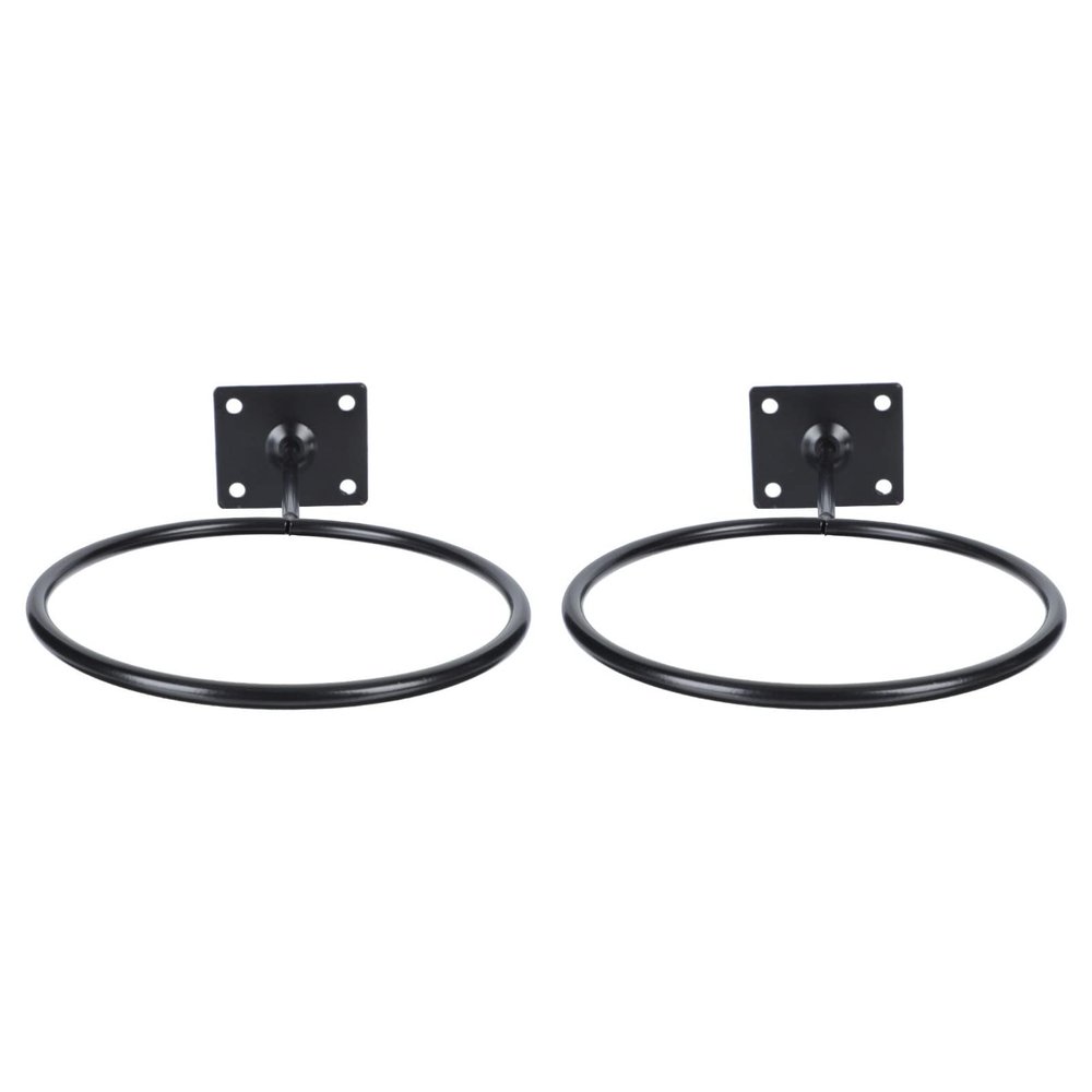 Zerodeko 2pcs Wall Mounted Sports Rack Versatile Display Stand for Basketballs Footballs More Convenient Storage for Home Shop Design