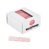 Red & White Twist Ties | Bulk Pack with Dispenser Box | 4" Reusable Paper Coated Wire Ties | by Bits N Things | 2000 Count view 1