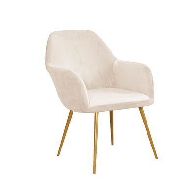 XGANGM Set of 4/2/1 Dining Room Chair Covers Slipcovers with Arms 300g Luxury Velvet Curved Back Accent Office Chair Slipcover Dining Chair Protector Covers Kitchen Home,Color2,4PCS
