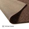 Furnish my Place Modern Plush Solid Brown Color Rug - Pets and Kids Friendly Rug, Indoor/Outdoor Mat, Area Rugs Great for Kids, Pets, Event, Wedding, Living Room, Made in USA, 2' x 3' Oval - Set of 5 view 4