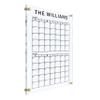 Vertical Two Month Wall Board Personalized Planner - Personalized Calendar 2026, Family Calendar w Marker, Monthly and Weekly Double Month (18"x24", Standard Package) view 1