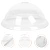 Zerodeko 2pcs Transparent Round Food Cover Insulation Lid for Dessert for Outdoor Buffets Parties Keeps Food Fresh and Visible Easy to Carry and Use view 3