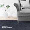 Furnish my Place Modern Plush Solid Petrol Blue Color Rug - Pets and Kids Friendly Rug, Indoor/Outdoor Mat, Area Rugs Great for Kids, Pets, Event, Living Room, Made in USA, 2' x 3' Oval - Set of 5 view 4