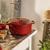 BALLARINI Bellamonte Cast Iron 7.5-qt Round Dutch Oven - Pomodoro Red view 2