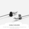 Mikikit 8pcs Cartoon Cable Holders Self-Adhesive Silicone Cord Clips for Desk Organization Cute for view 2