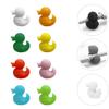 Mikikit 8pcs Cartoon Cable Holders Self-Adhesive Silicone Cord Clips for Desk Organization Cute for view 3