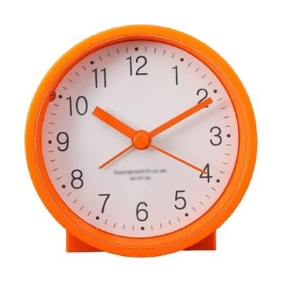 Analog Alarm Clock with Night Light and Arabic Numerals Easy to Read Silent Non Ticking Alarm Clock Great for Heavy Sleepers