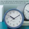 Analog Alarm Clock with Night Light and Arabic Numerals Easy to Read Silent Non Ticking Alarm Clock Great for Heavy Sleepers view 3