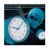 Analog Alarm Clock with Night Light and Arabic Numerals Easy to Read Silent Non Ticking Alarm Clock Great for Heavy Sleepers view 4