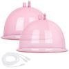Titoe Buttocks Vacuum Cups 230mL Vacuum Therapy Cupping Machine Accessories Butt Suction Cups with Y-Hose,A Pair view 1