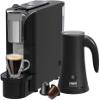 Capsule Coffee Maker & Milk Frother Black view 1