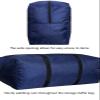 DoYiKe Extra Large Storage Duffle Bag with Zippers and Handles, Heavy Duty Blue Big Foldable Bag for Travel-56x27x15Inch view 4