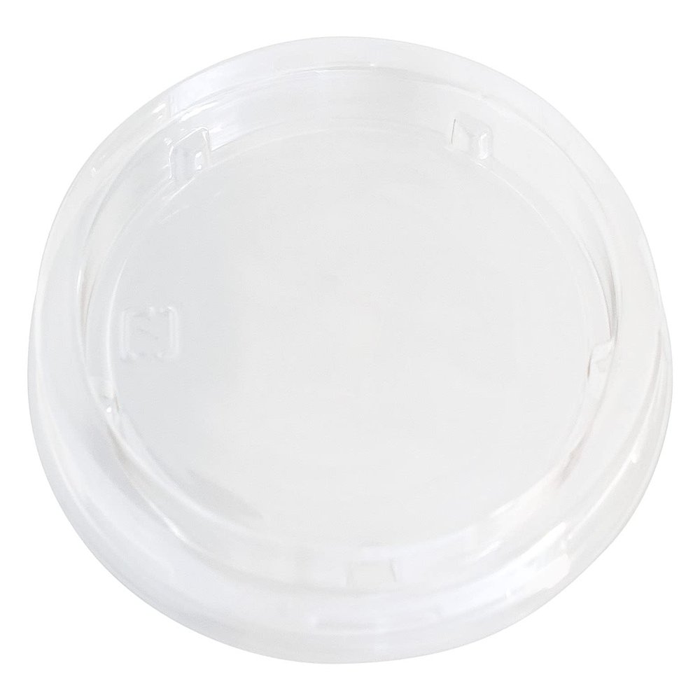 Risupack PBPM081 Disposable Containers, Takeout, Lunch Bento Box, Transparent Cup, Clear, Lid, Diameter 3.4 inches (8.6 cm), 50 Pieces, Bio Cup, 120 TCL, Made in Japan