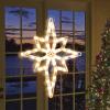 XMASLAND 19 Inch Christmas Window Silhouette Lights Decorations, 50L Christmas Sculpture,Including:Bethlehem Star x1 view 1