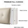 Dorm Room Headboard Cushion Reading Pillow Back Support for Sitting Up in Bed Large Adult Backrest Wedge Lounge Cushion Body Positioning Bedrest Bolster,C,No headboard 70.8"/180cm view 3