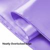 MAGTOWNE 50 Pack Lavender Chair Sashes, Lavender Satin Sashes Ties for Chairs Covers, Light Purple Chair Bows for Party Wedding Birthday Banquet Decor view 4