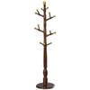 moisture Standing Coat Rack Light Floor-Standing Coat Rack Modern Bedroom Standing Coat Rack Household Clothes Storage Station Hanger Purse Stand Coat Racks (Color : Brown) view 1