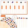100pcs 5" Halloween Cocktail Picks Ghost Pumpkin Spider Boo Bat Theme Decor Toothpicks Skewers Sticks Sandwich Appetizer Charcuterie Board Accessories Food Garnish, Halloween Themed Party Decorations view 3