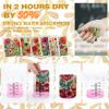 Morigins 6-Piece Spring Flowers Dishcloth Set - Fast-Drying, Absorbent Kitchen Towels view 4