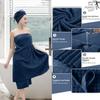 8 Piece Bathroom Towel Set Navy Blue |2 Oversized Large Bath Towels Sheet,2 Hand Towels and 4 Washcloths| 600GSM Ultra Soft Luxury Premium Towel Set Highly Absorbent Quick Dry Hotel Towel Collection view 3
