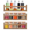 AZSKY Nursery Book Shelves for Wall Bookshelf for Kids Wood Floating Book Shelves16 Inch Wall Shelves for Living Room Bedroom Decor Kitchen Spice Rack Bathroom Storage Organizer Shelf Set of 3 view 1