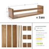 AZSKY Nursery Book Shelves for Wall Bookshelf for Kids Wood Floating Book Shelves16 Inch Wall Shelves for Living Room Bedroom Decor Kitchen Spice Rack Bathroom Storage Organizer Shelf Set of 3 view 3