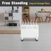 Electric Space Heater for Indoor Use, 1000W Freestanding Convection Panel Heater with Adjustable Thermostat, Portable Wall Heater for Bedroom, Bathroom, Energy Efficient, LED Digital Display view 3