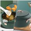 1pc Japanese Style Fryer Temperature Gauge Non-stick Deep Fryer for Induction Cookers for Home Cooking Fried Foods Like and More view 3