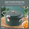 1pc Japanese Style Fryer Temperature Gauge Non-stick Deep Fryer for Induction Cookers for Home Cooking Fried Foods Like and More view 4