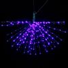 Vickerman 240Lt x 32" Green Starburst Purple 5mm LED Lights. view 2