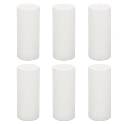 Uonlytech Plastic Candle Cup Cover Sleeve Clear Cylinder Votive Candle Holder 1.57X3.93 Inch Hurricane Shade for Home D Cor and Wedding Wax Protection
