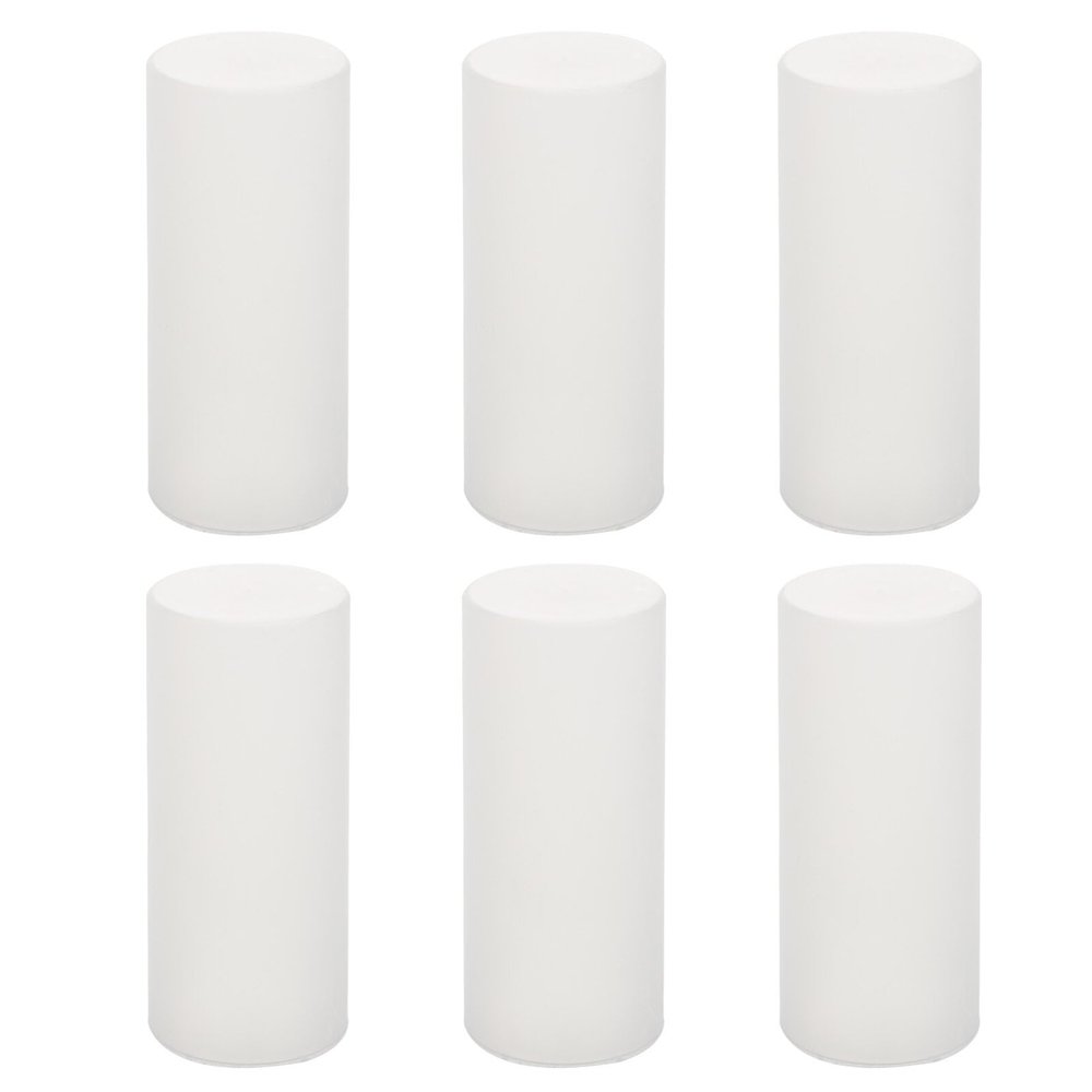 Uonlytech Plastic Candle Cup Cover Sleeve Clear Cylinder Votive Candle Holder 1.57X3.93 Inch Hurricane Shade for Home D Cor and Wedding Wax Protection