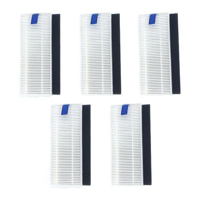 CRNVR Hepa Filter Side Brush Replacement Compatible with Tefal Rowenta X-plorer Serie 20 40 50 75 RG7687/RR7687WH Robot Vacuum Cleaner Spare Parts (Color : 5 HEPA)