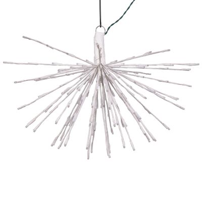 Vickerman 160Lt x 24" White Starburst Pure White 5mm Twinkle LED Lights.