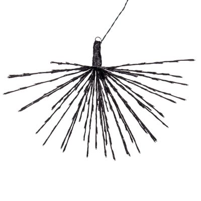 Vickerman 240Lt x 32" Black Starburst Warm White 5mm LED Lights.