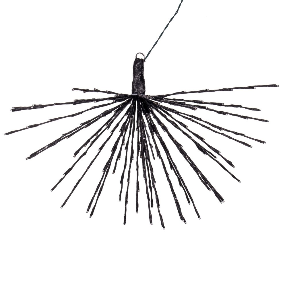 Vickerman 240Lt x 32" Black Starburst Warm White 5mm LED Lights.