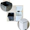 Compost bin kitchen/garbage 6L/12L Foot-operated Trash Can High-grade Stainless Steel Mute with Lid Garbage Storage Bin Living Room Kitchen Available Step trash can ( Color : Silver , Size : 12L ) view 3
