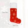 DegGod 6 Pack Custom Christmas Stockings with Names, 22 inches Personalized Embroidery Faux Fur Red Xmas Stockings with Gold or Silver Snowflakes Hanging Ornaments for Xmas Tree Party Decoration view 4