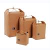 alievoke Paper Bag, Grain Storage Paper Bag, Eco-Friendly Biodegradable Bag, Stand Up Food Storage Bag, Brown Paper Bags with Handles Bulk Wedding Party Favor Bags Sealed and Reused (2L-25PCS) view 1