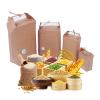 alievoke Paper Bag, Grain Storage Paper Bag, Eco-Friendly Biodegradable Bag, Stand Up Food Storage Bag, Brown Paper Bags with Handles Bulk Wedding Party Favor Bags Sealed and Reused (2L-25PCS) view 3