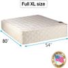 Dream Solutions USA Grandeur Deluxe 2-Sided Medium Firm Full XL Mattress Only with Mattress Cover Protector Included - Fully Assembled, Good for Your Back, Luxury Height, Long Lasting view 2