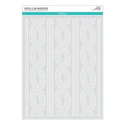 Spellbinders - Cable Knit- Tinsel Time