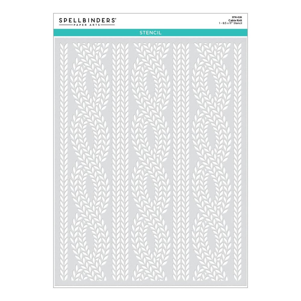 Spellbinders - Cable Knit- Tinsel Time