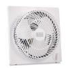 Black + Decker Portable 9 Inch Box Fan, 3 Speed Settings & Self Standing,White view 1