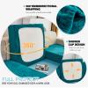 fmopq Stretch Sofa Couch Cushion Covers Replacement Sofa Cushion Slipcovers Stretch Sofa Seat Cover Furniture Protector Sofa Slipcover Soft with Elastic Bottom (F 5) view 3