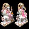 Ganesha Murti Statue 9 inches Gold Leaf Work Ganpati Figurine Marble Ganapati Idol Vinayak Ganesha Statue Marble Large Big White Elephant Head God Best Housewarming Gift Sculpture Home First Ganesha view 2