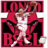 Trends International NBA Chicago Bulls - Lonzo Ball 22 Wall Poster, 22.375" x 34", Premium Poster & Mount Bundle view 1