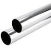 48" HEAVY DUTY Round Closet Rod | 32mm Diameter | Polished Chrome Clothes Pole | 2 Pack view 1