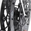 Canglan Technology Moving Gear Wall Clock Creative Art Decor Retro Roman Watch Black view 2
